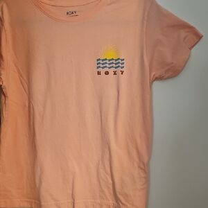 Roxy Peach Short Sleeve Tee